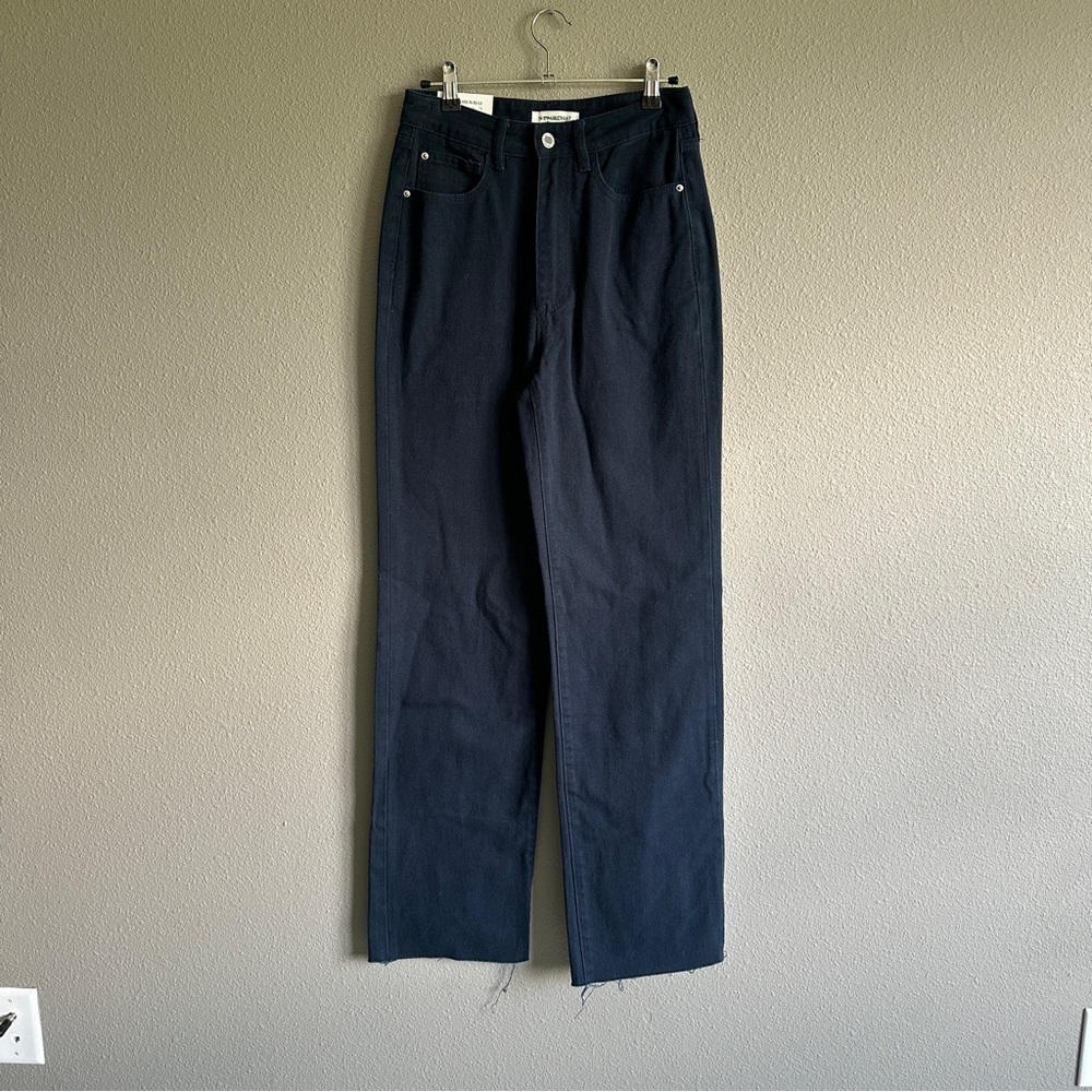 NWT WeWoreWhat Dark Blue High Rise Dad Jean 26